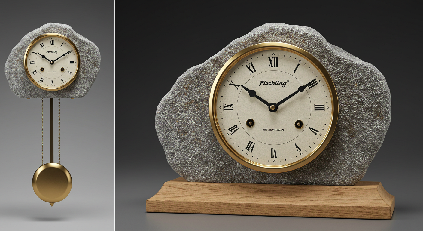 fischling rock weighted clock