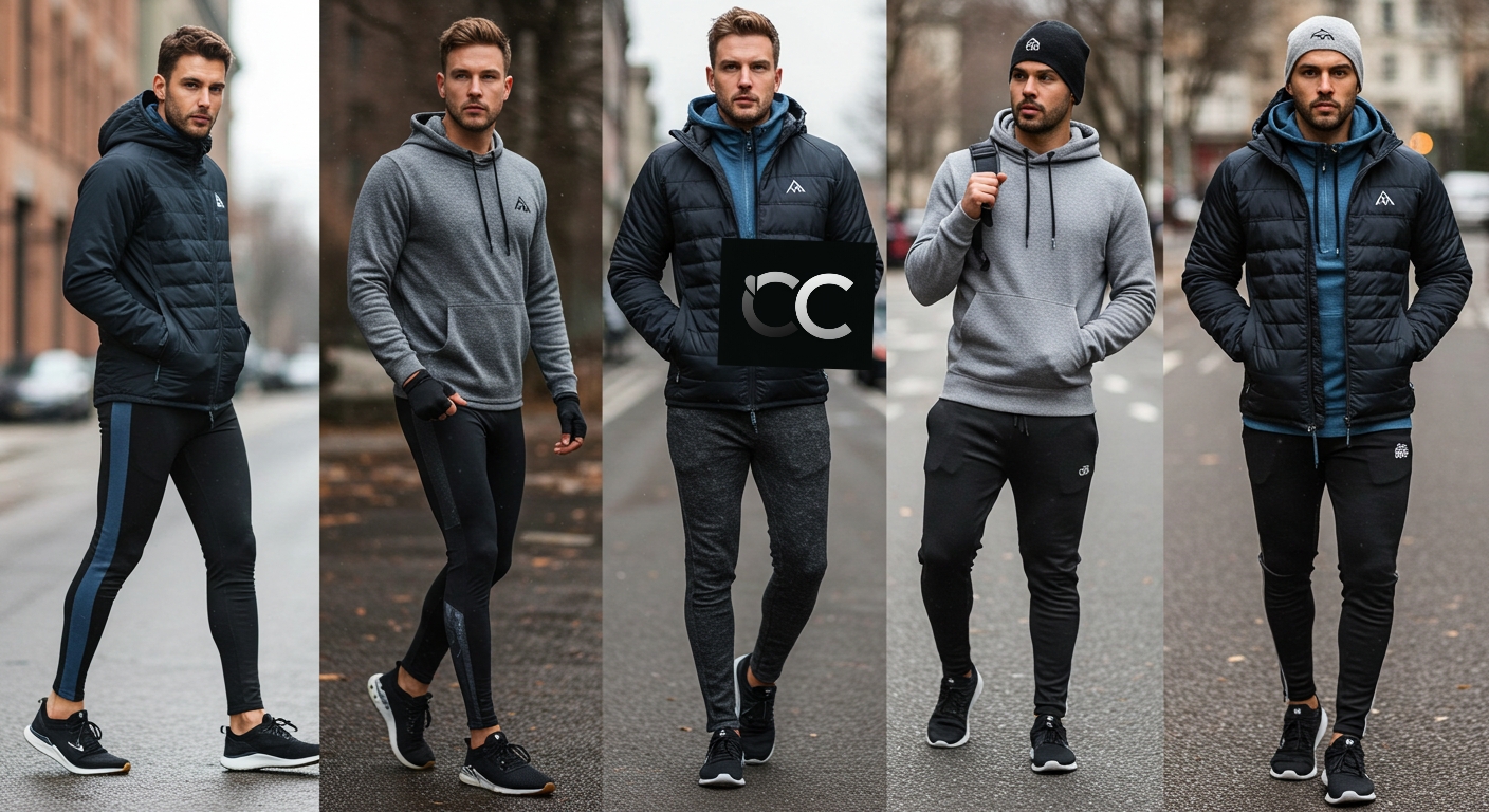 The Spark Shop Men Winter Jacket Sportswear Gym Fitness 