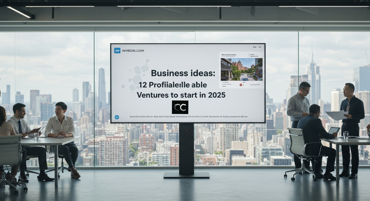 Wheon.com Business Ideas: 12 Profitable Ventures to Start in 2025