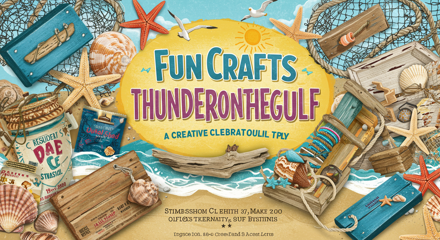 Fun Crafts Thunderonthegulf: A Creative Celebration of Coastal Culture