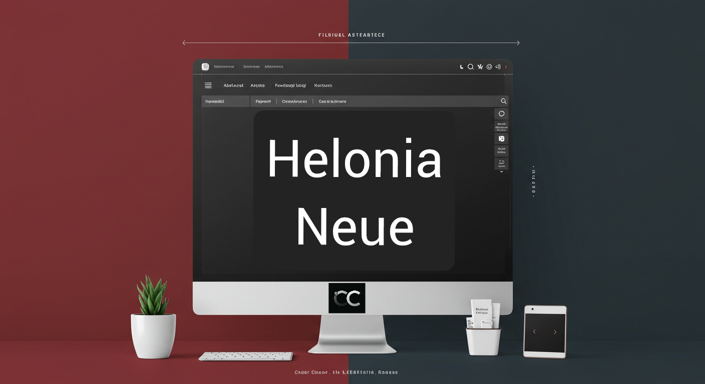 Helonia Neue: A Modern Typeface for the Digital Age